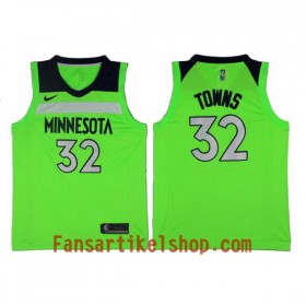 NBA Minnesota Timberwolves Trikot Karl-Anthony Towns 32 Nike 2017-18 Grün Swingman - Herren